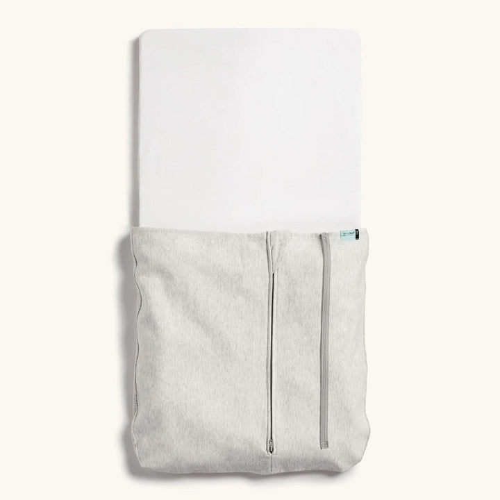 ergoPouch Bassinet Baby Tuck Sheet (Grey Marle)-Nursery-ergoPouch-031019 GM-babyandme.ca