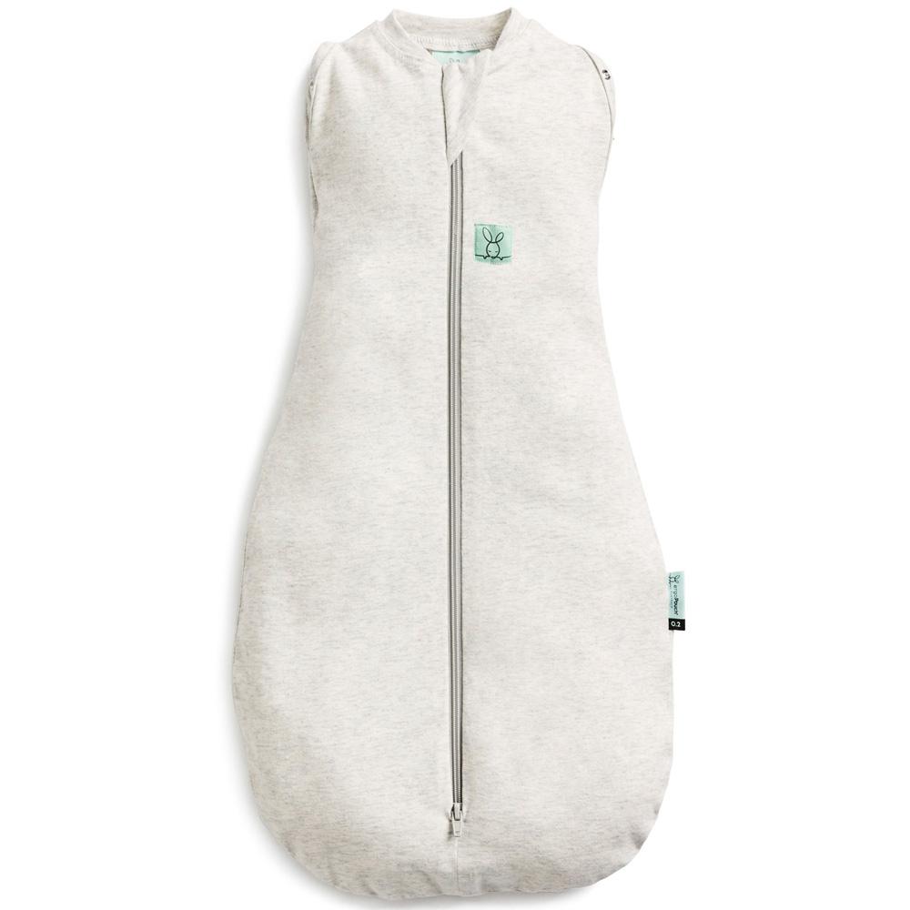 ergoPouch Cocoon Swaddle Bag 0.2 TOG (Grey Marle)-Nursery-ergoPouch--babyandme.ca