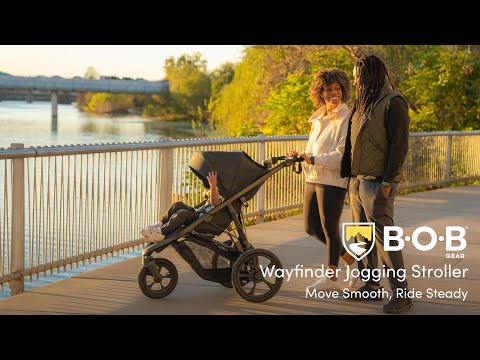 BOB Gear Wayfinder Jogging Stroller (Nightfall Black)