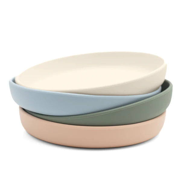 noüka Flat Plate (Lily Blue)-Feeding-noüka-031726 LB-babyandme.ca