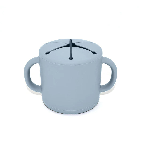 noüka Snack Cup (Lily Blue)-Feeding-noüka-031727 LB-babyandme.ca