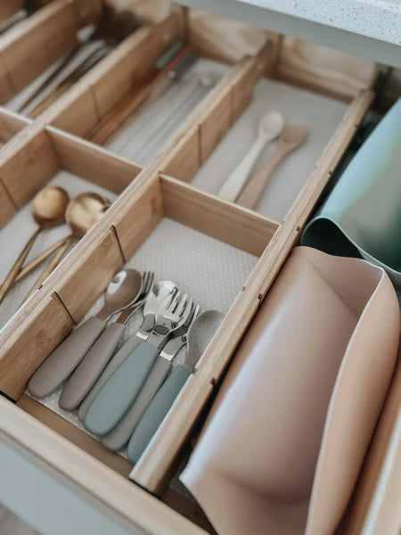 noüka Toddler Cutlery Set (Light Storm)-Feeding-noüka-031722 LS-babyandme.ca